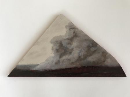  Landscape with cloud of smoke