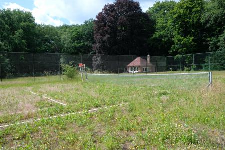  'Lawn Tennis' in the artshow Pioneers at former Royal Palace Soestdijk