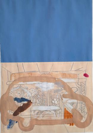  Studie met interieur