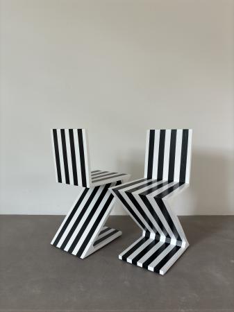  Zig Zag Stoel (110%, Buren Stripes)