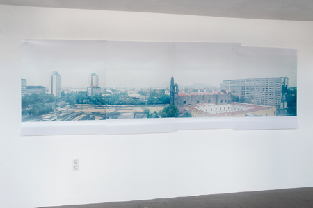 Panorama of Plaza de las Tres Culturas (Tlatelolco), Mexico City  Panorama of Plaza de las Tres Culturas (Tlatelolco), Mexico City
