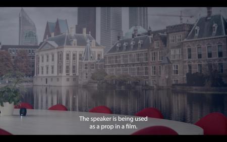  Still uit 'The Speaker' 