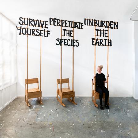  Viriditas (tryptich rocking chairs)