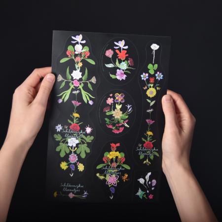  Schilderswijkse bloemetjes fietsstickers