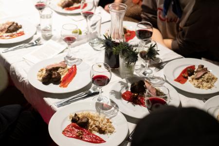 Cuisine (du) Terror in Sofia, Bulgaria. Overview of main dish  Cuisine (du) Terror in Sofia, Bulgaria. Overview of main dish