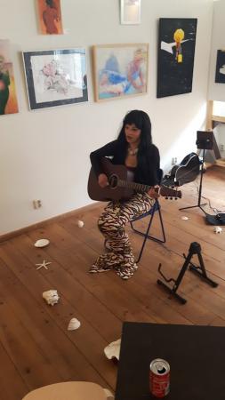  Performance Zeemeermin @Art&Jazz expositie