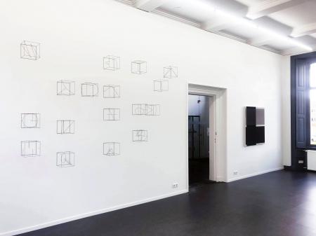  flat surfaces and spatial lines