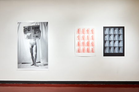  Installation view from "De-Code Dress Code" Paris Goethe Institut. 