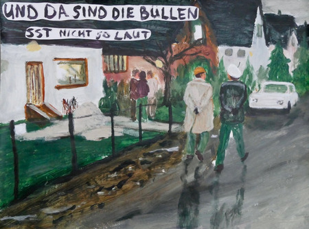  Und da sind die Bullen
