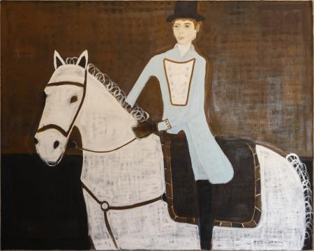  Andreu on horseback (After Otto Bache - King Christian X on horseback, 1894)