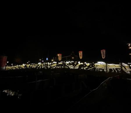 bridge by night  bridge by night